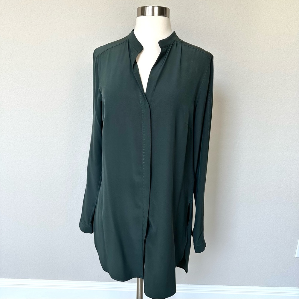 AKRIS punto 100% Silk Green Tunic / Dress 8